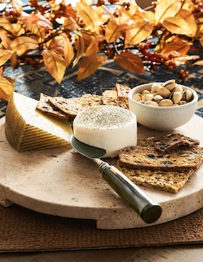 Tabla para queso Travertine de mármol