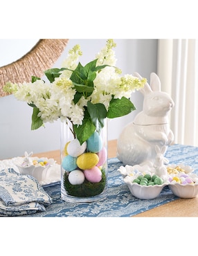 Galletero Floral Bunny de cerámica