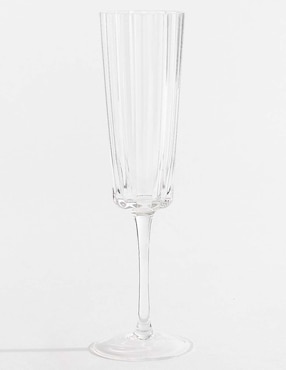 Copa para vino Fluted de vidrio