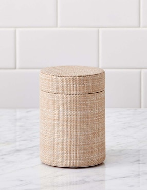Frasco de almacenamiento Raffia