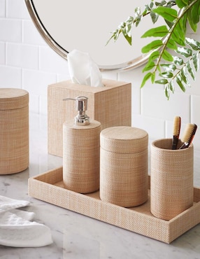 Frasco de almacenamiento Raffia