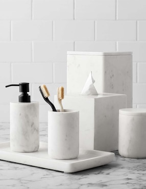 Porta cepillo de dientes Frost Marble 1 compartimento