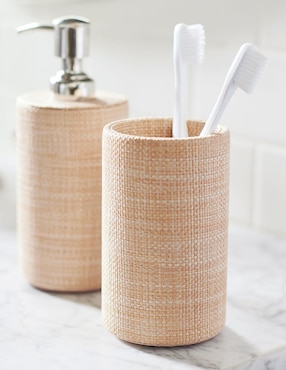 Porta cepillo de dientes Raffia 1 compartimento