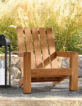 Silla Malibu de madera teca