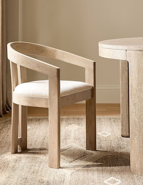 Silla con brazos Marin de madera