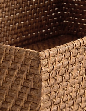 Canasta rectangular Tava Baskets de ratán