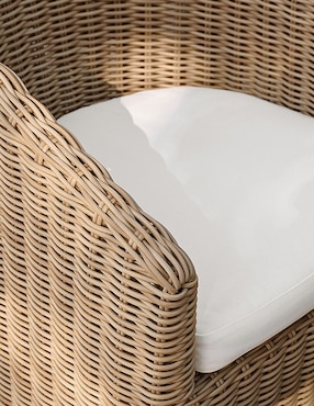 Silla Huntington de mimbre