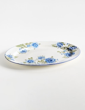 Platón Kravet Rosehill de cerámica