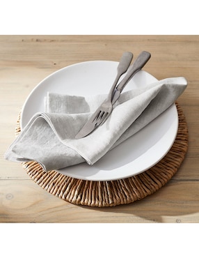 Set servilletas Mason de lino 4 piezas