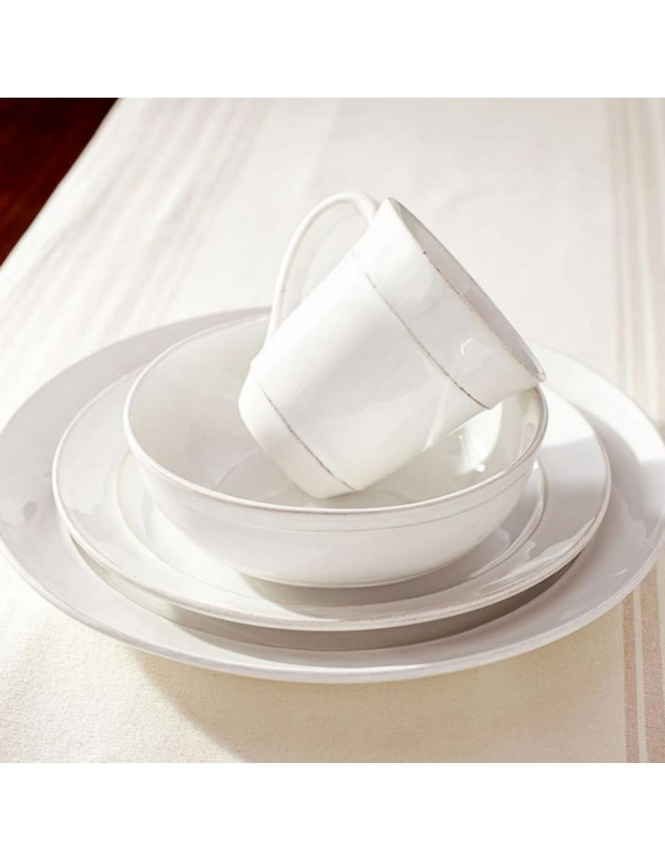 PLATO CAMBRIA CERÁMICA, BLANCO