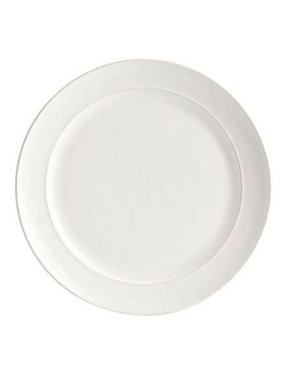 PLATO CAMBRIA CERÁMICA, BLANCO