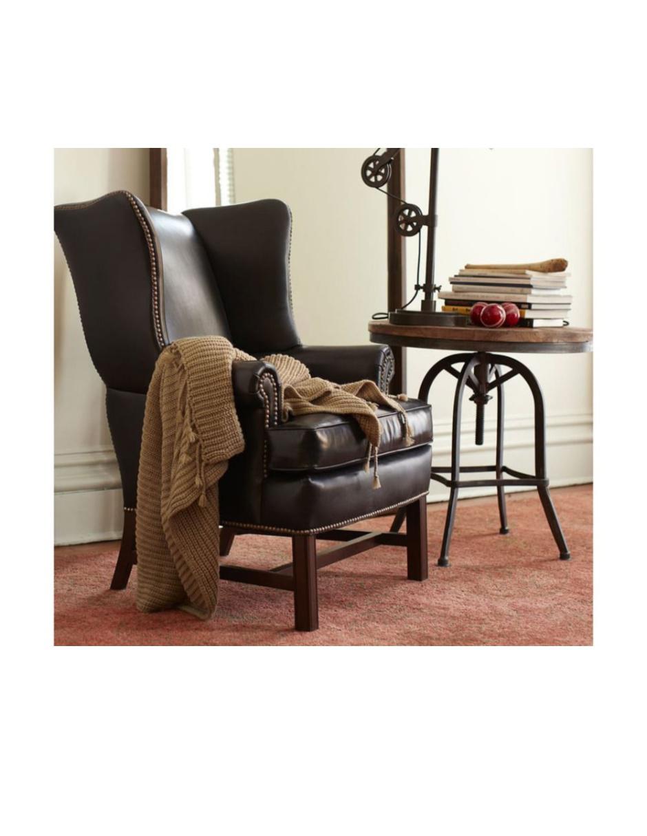 Sillón Thatcher de piel 3