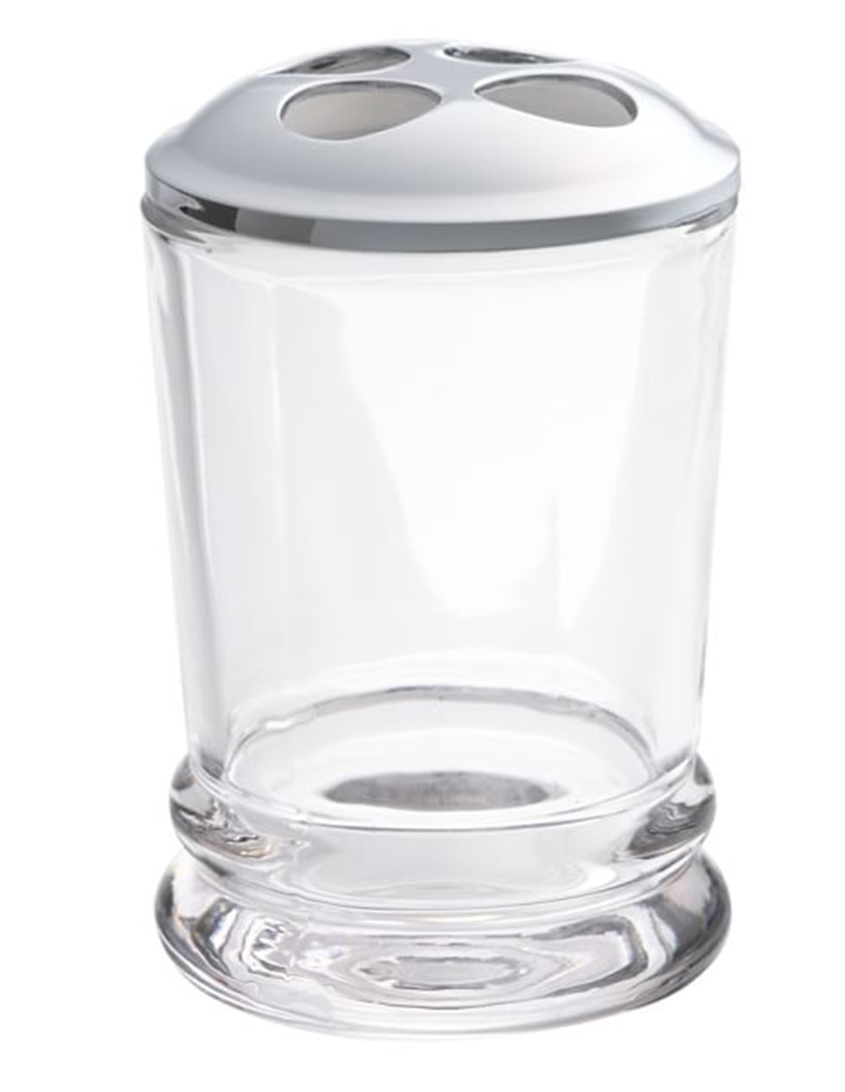 Porta cepillo de dientes Classic Glass 4 compartimentos