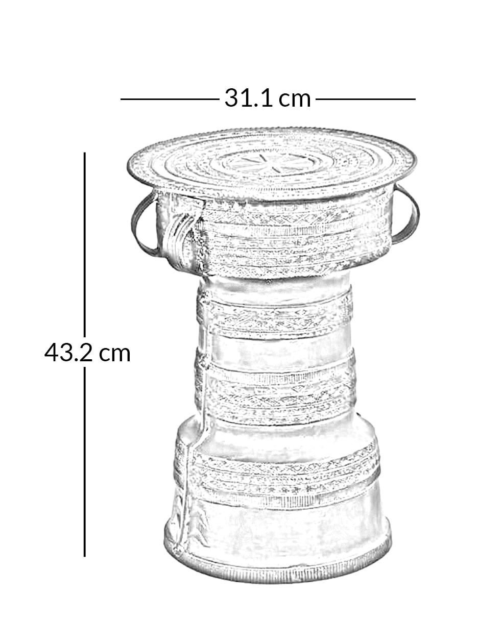 Mesa para jardín Frog Drum 14