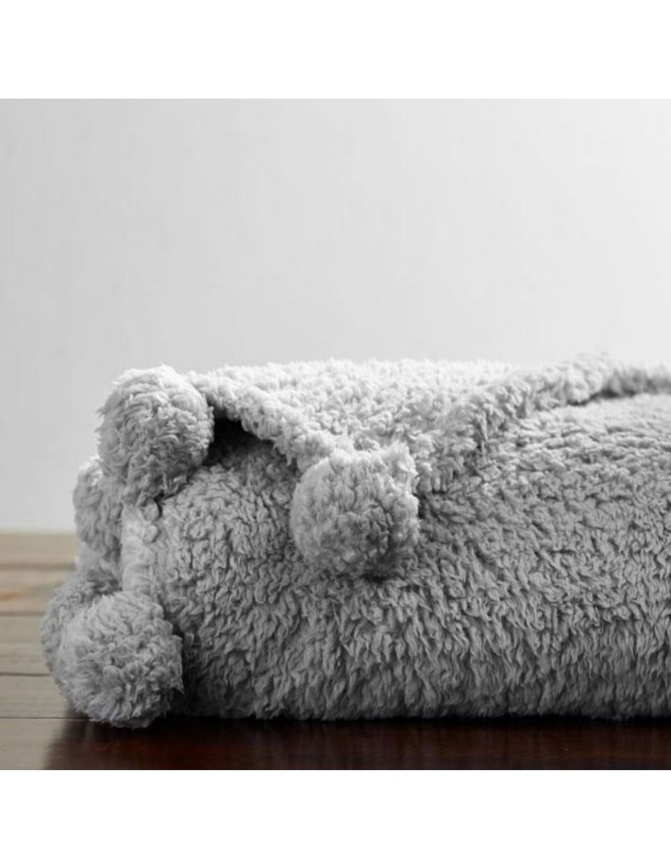 Frazada de tejido jersey Cozy Pom Pom 3