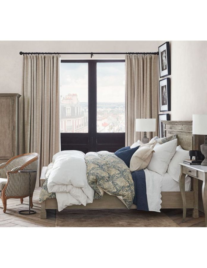 Cama Livingston de madera king size 9