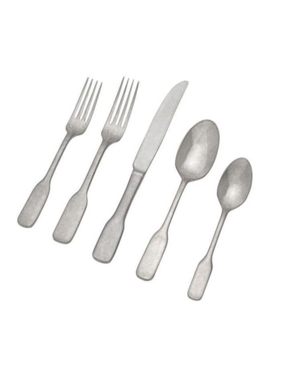 Set cubiertos Fortessa Ashton de acero inoxidable 5 piezas