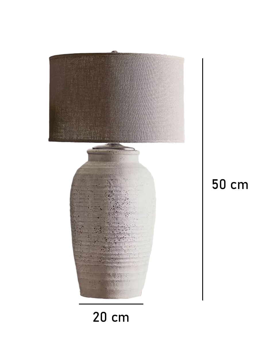Lámpara de mesa Incandescente Maddox Ribbed 2