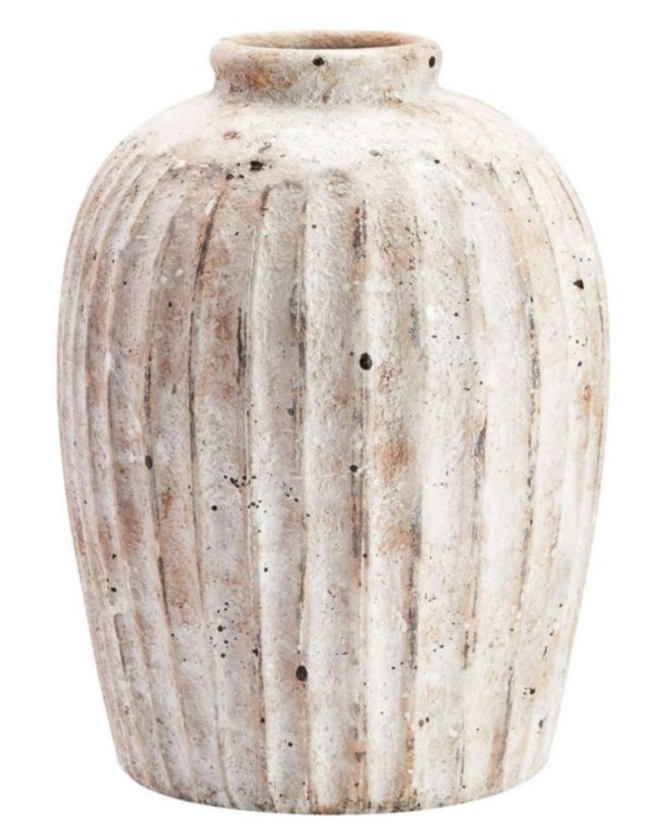 Florero Weathered Stone de terracota 1