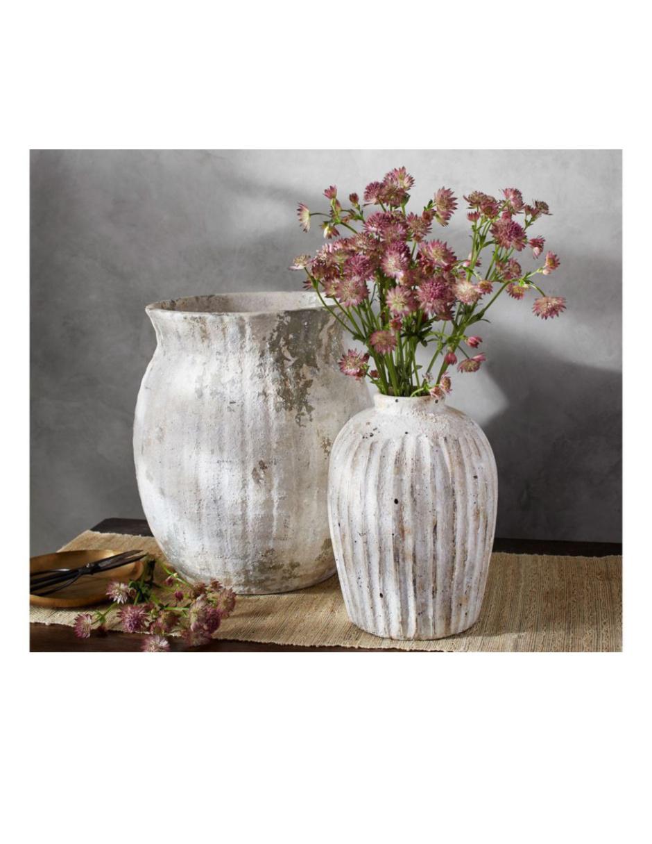 Florero Weathered Stone de terracota 2