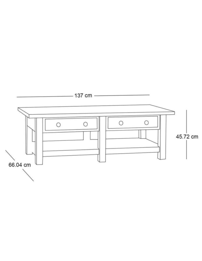 Mesa de centro Benchwright Negro