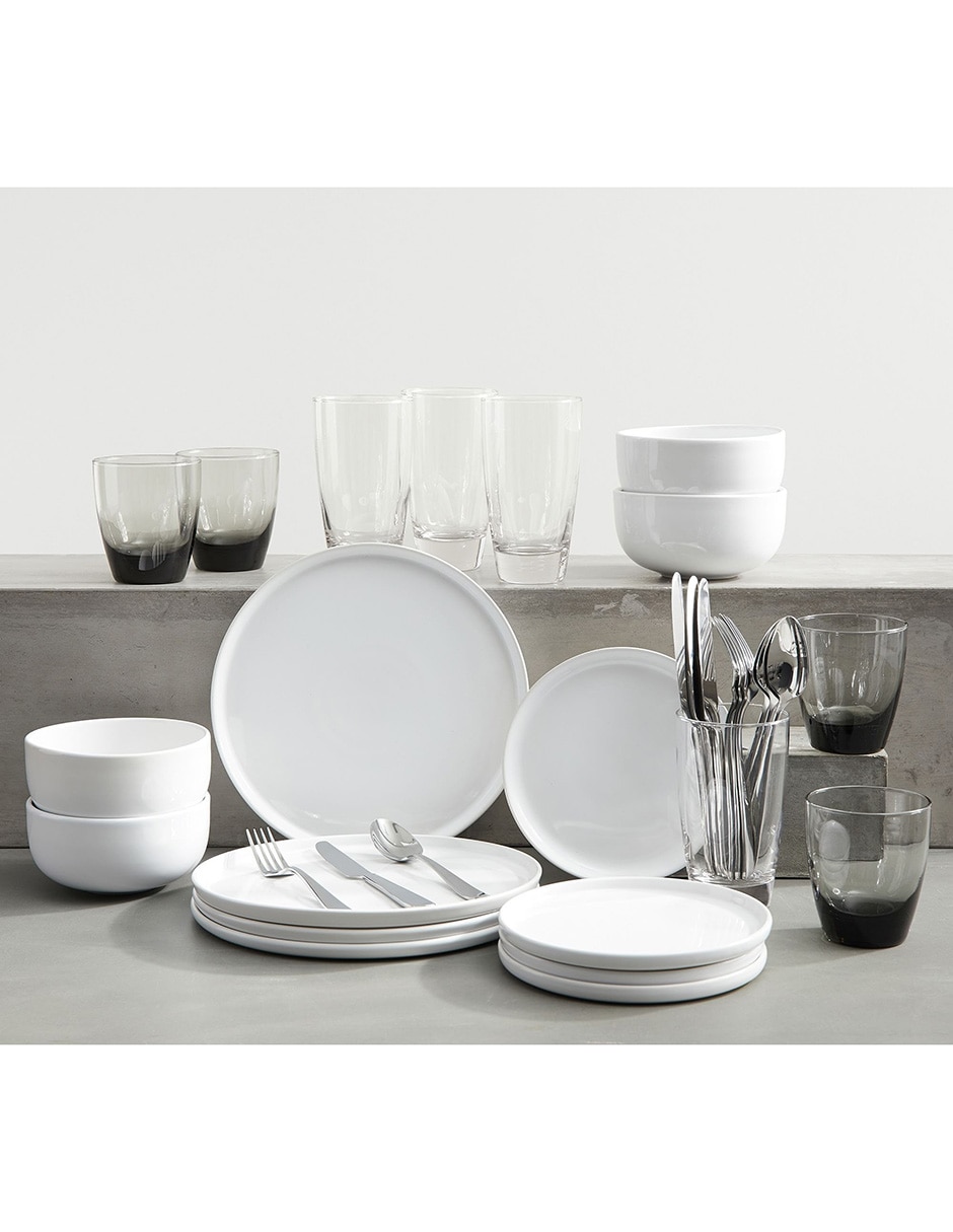 Vajillas Completas Vajilla Blanca Ikea Platos Vajillas Vista