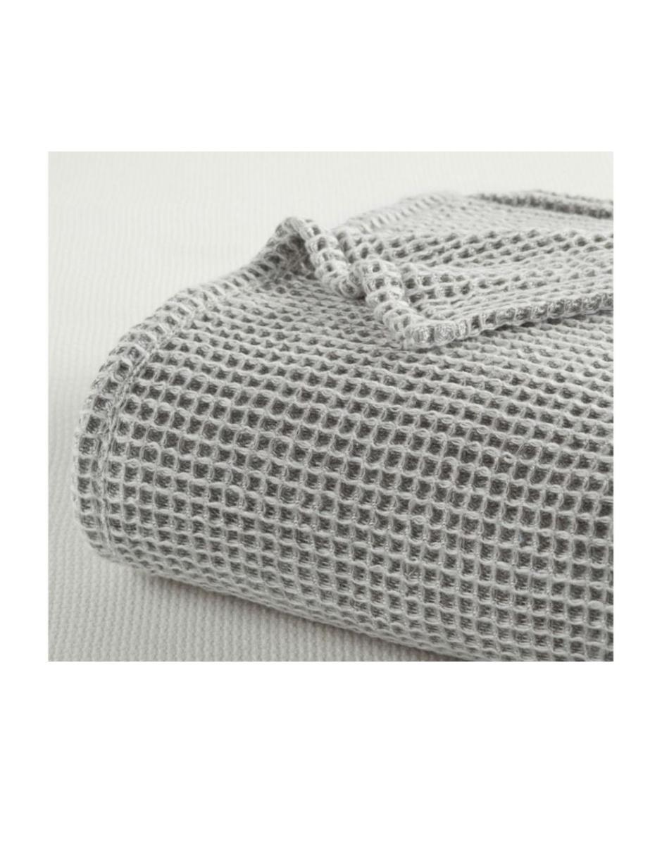 COBIJA PB WAFFLE BLNKT A CUA, KS, GRIS
