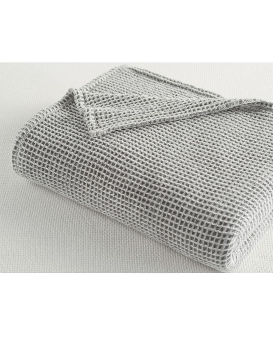 Cobija de tejido plano Waffle