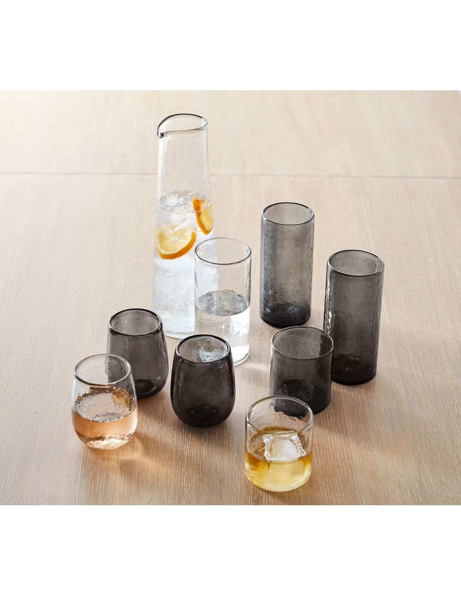 Vaso Hammered de cristal 2