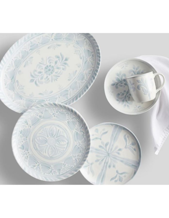 Set bowl Chambray Tile 4 piezas de cerámica 4