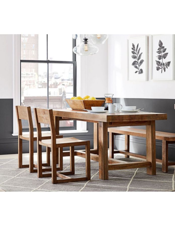 Banca Reed de madera 4