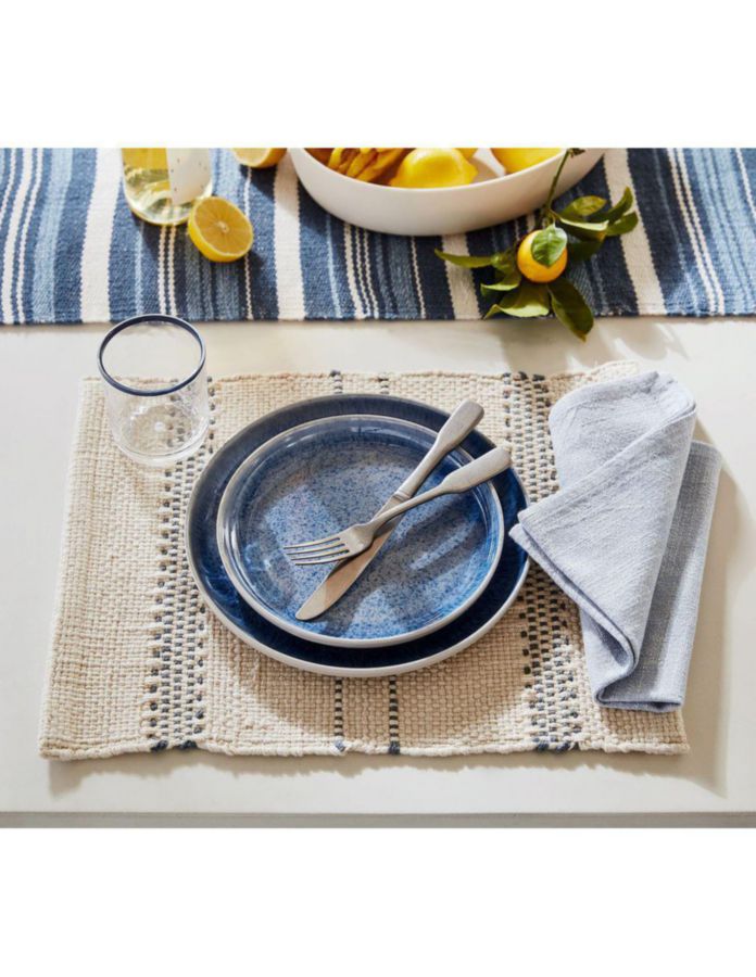 Plato Azure de melamina 4 piezas