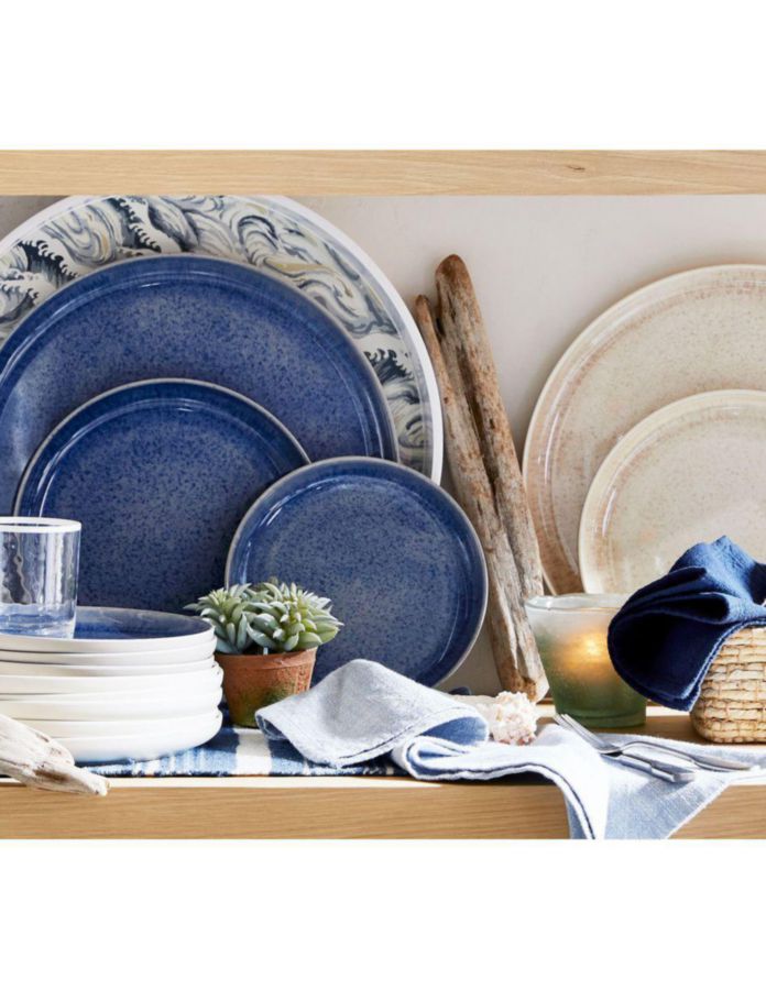 Plato Azure de melamina 4 piezas 5