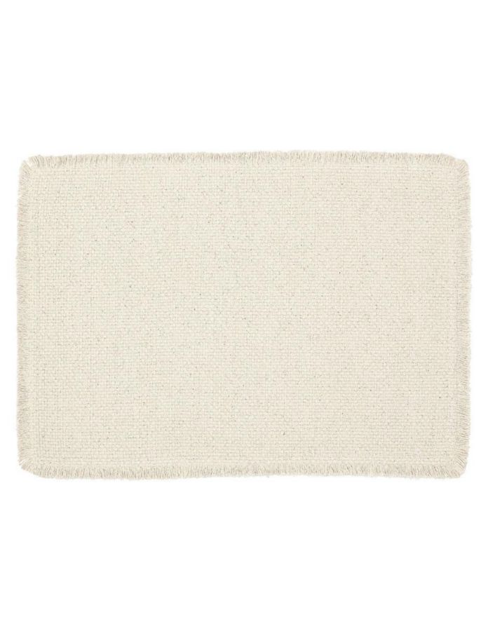 Mantel individual rectangular de algodón Mason