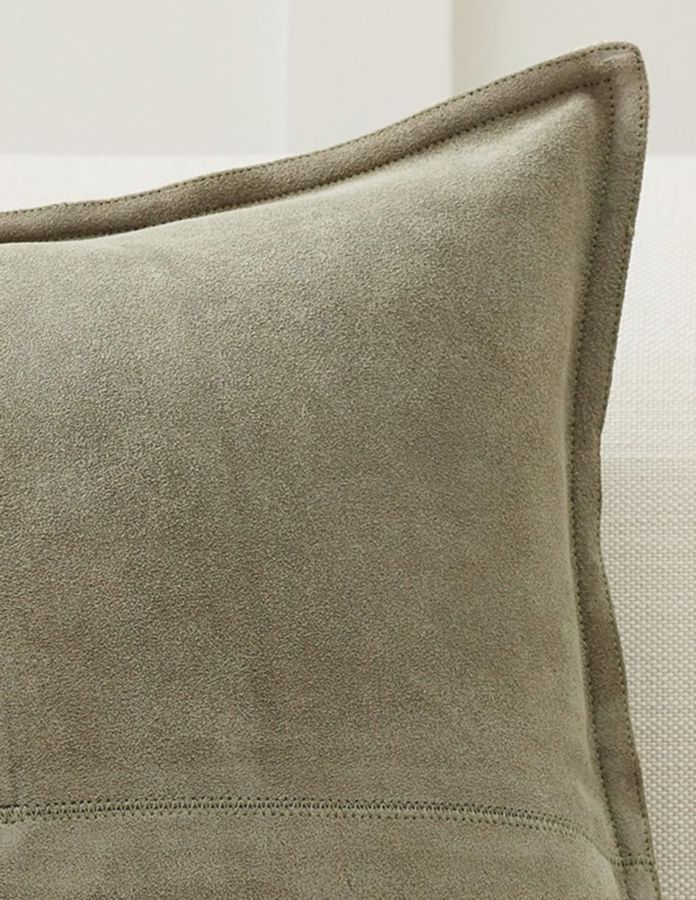 Funda cojín Pieced Suede 2