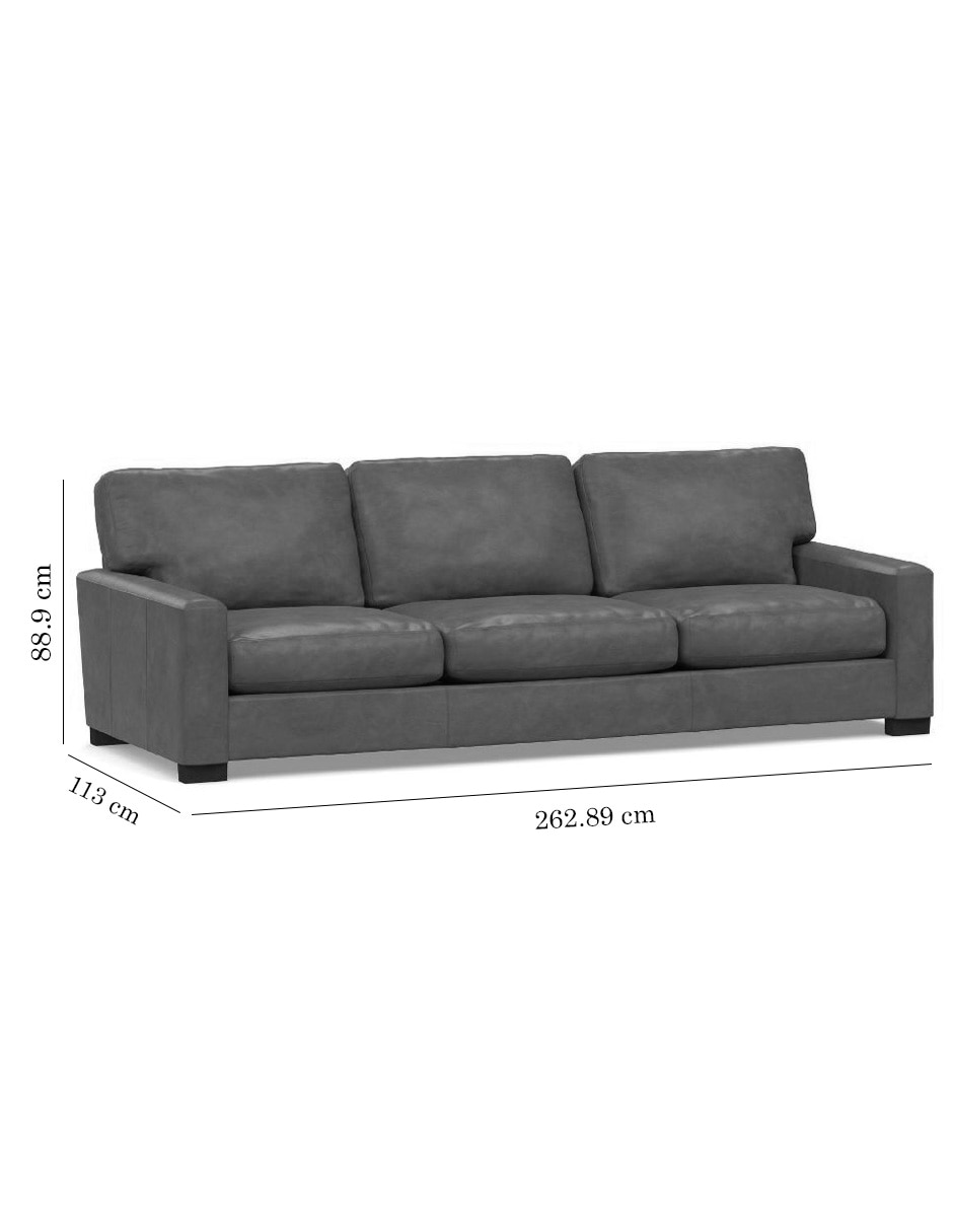 Love seat Turner de piel 3