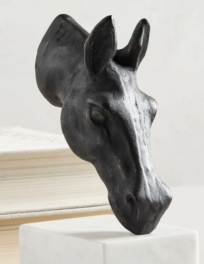 Sujetalibro Bronze Horse & Marble 2