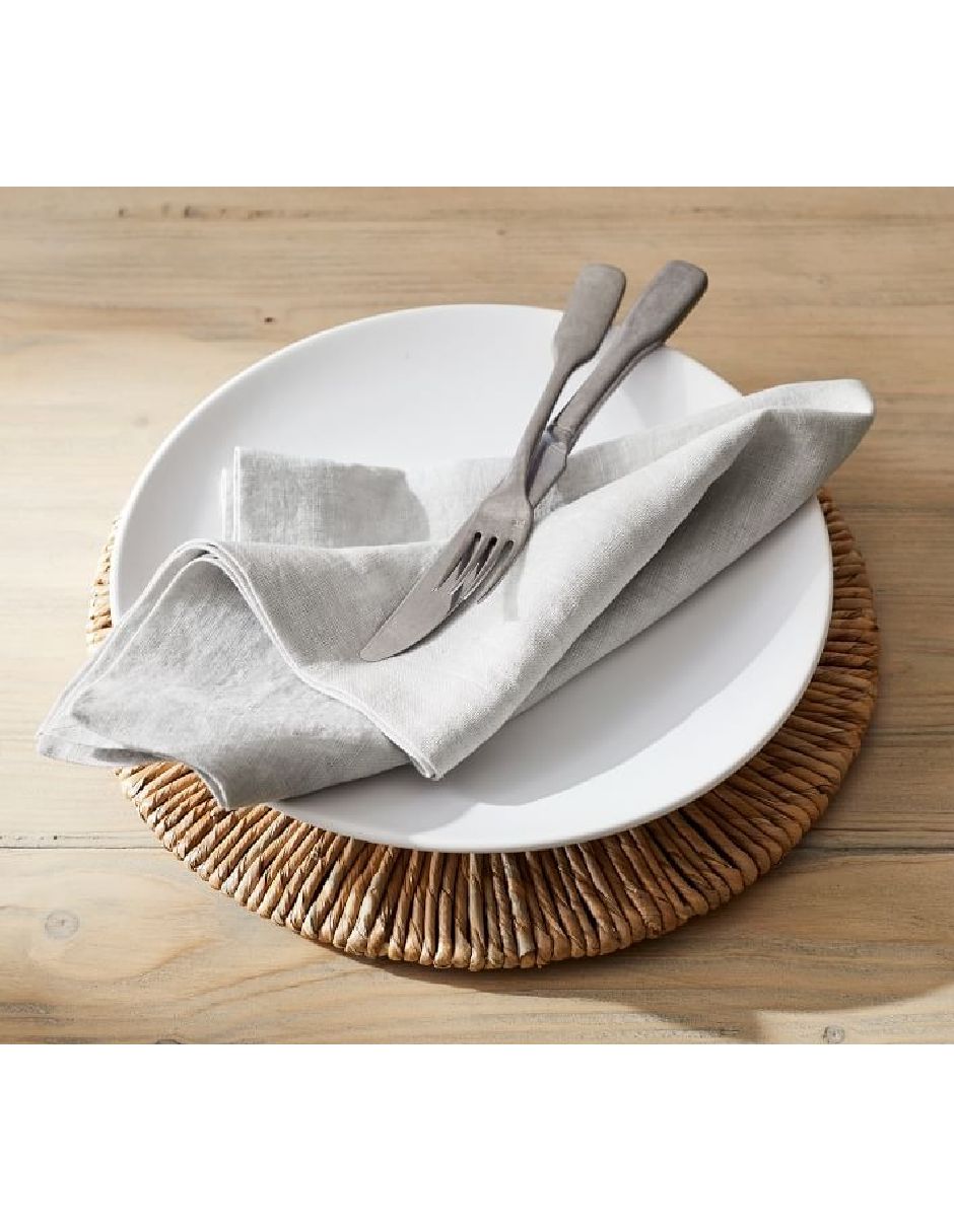 Plato base Malibu Handwoven de ratán 2