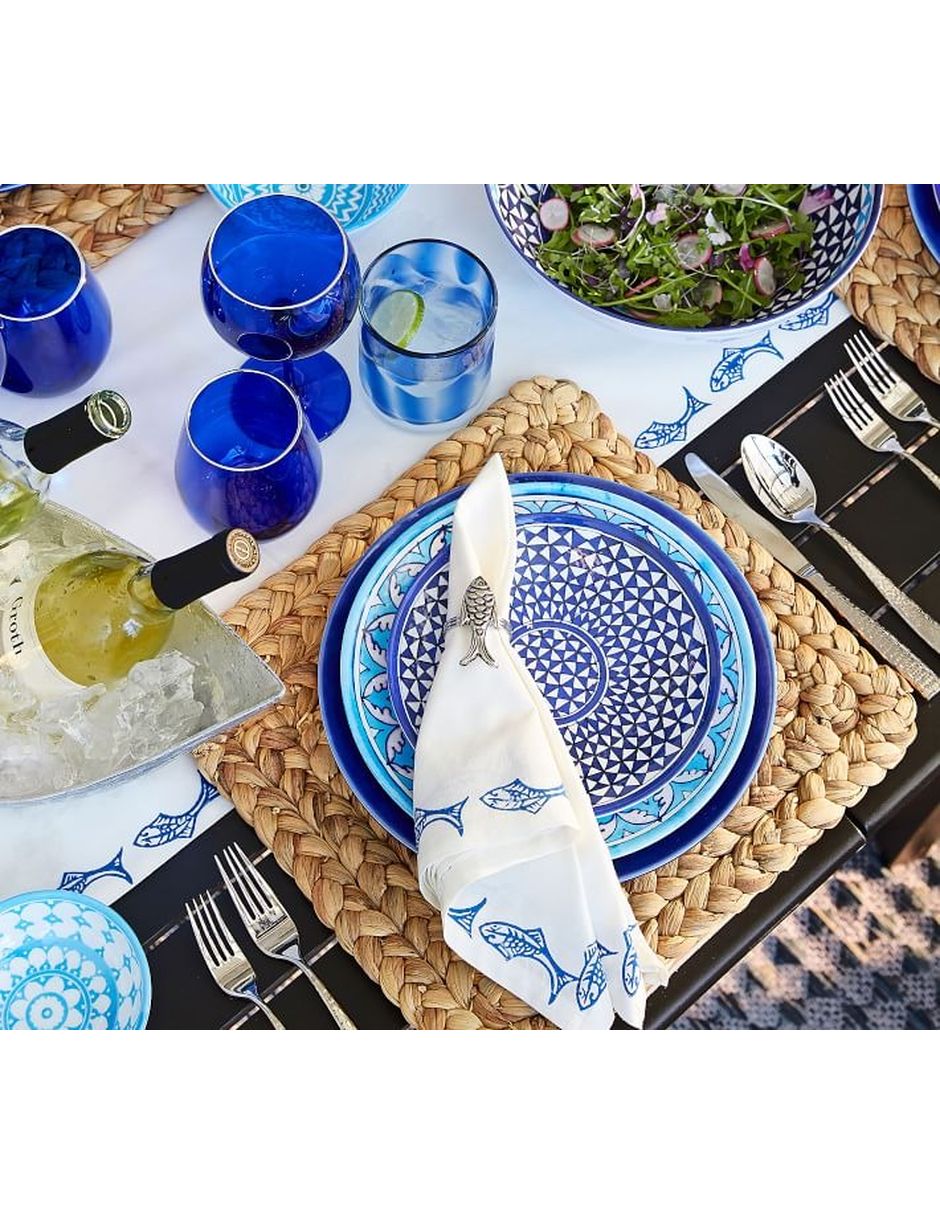 Plato base Beachcomber de fibras naturales 2