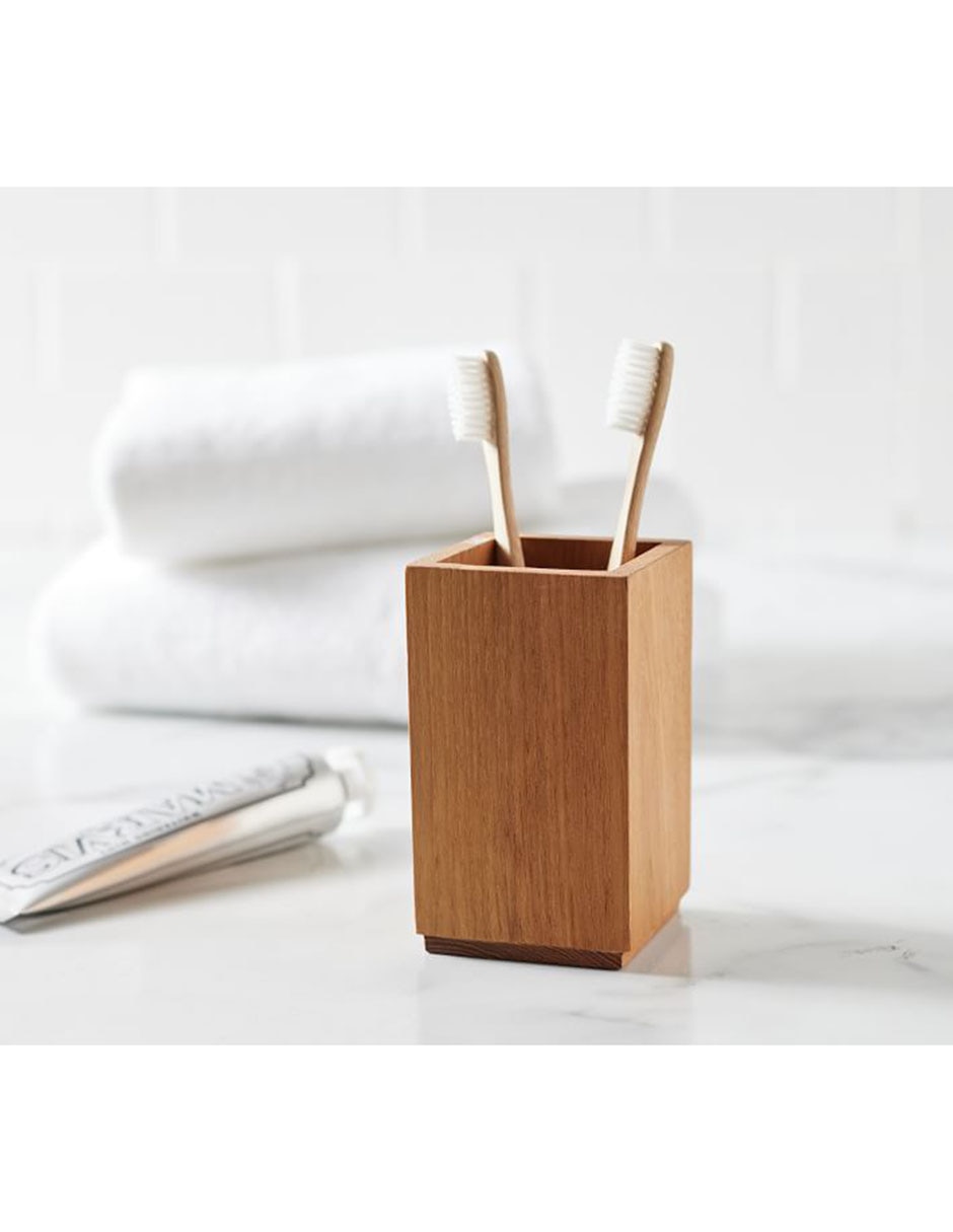 Porta cepillo de dientes Teak Toothbrush Holder 2