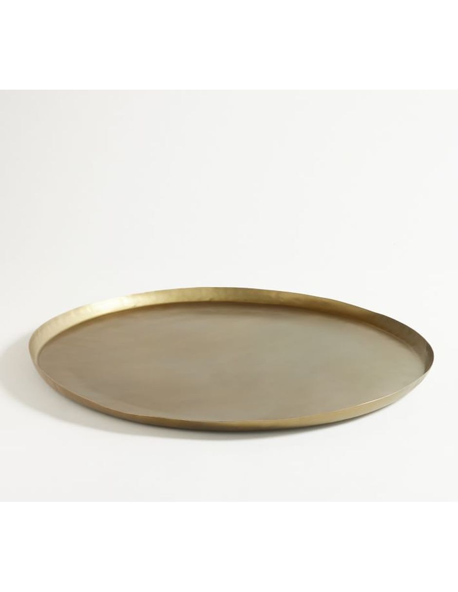 Charola multiusos Brass Metal de metal