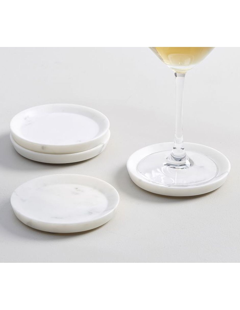 Set de portavasos Marble Coaster de mármol 4 piezas 1