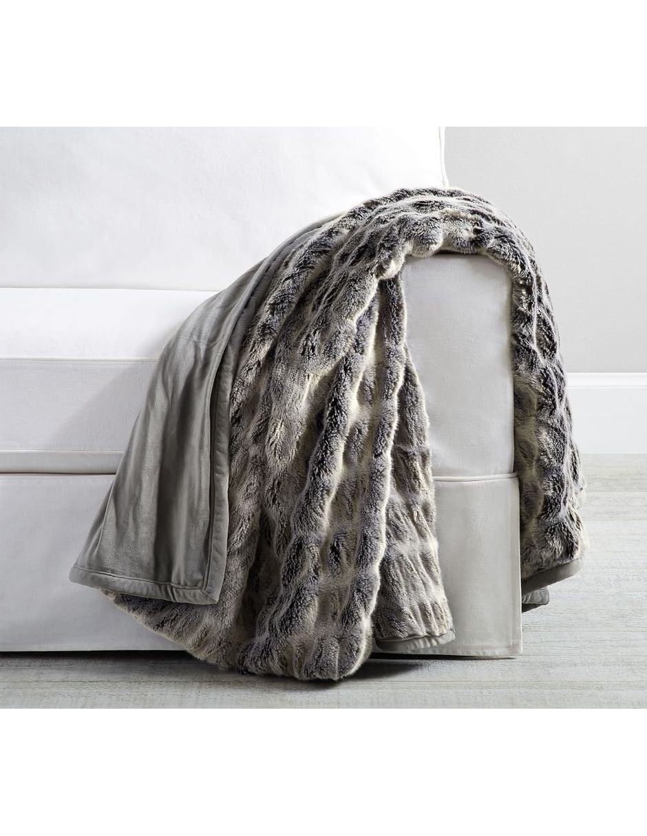 Frazada térmica de tejido plano Faux Fur