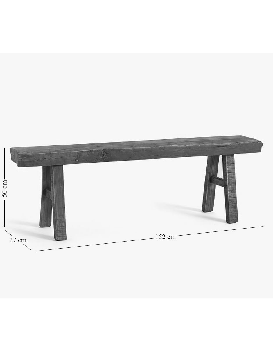 Banca Rustic de madera 6