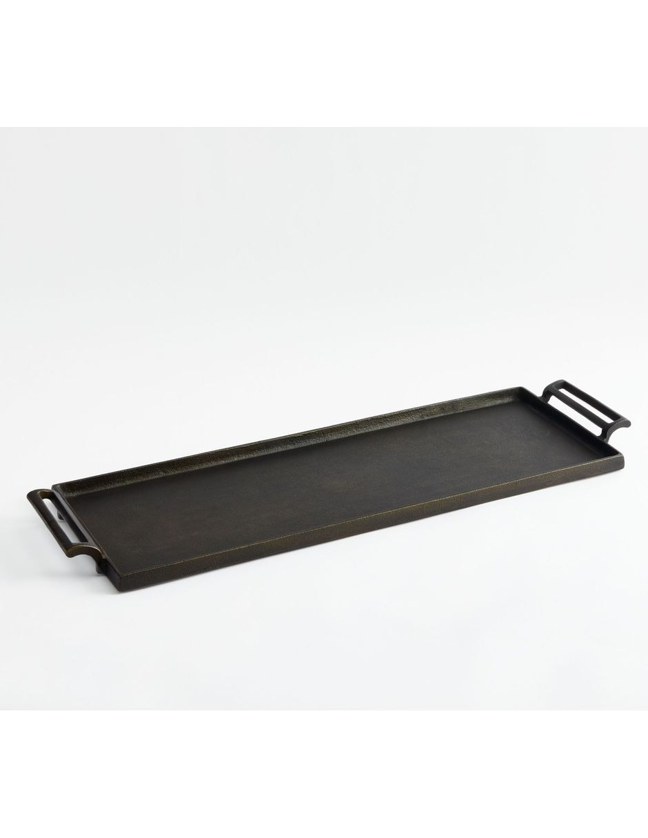 Charola multiusos Antiqued de metal