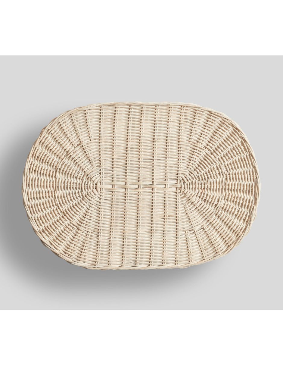 Plato base Wicker Woven de ratán
