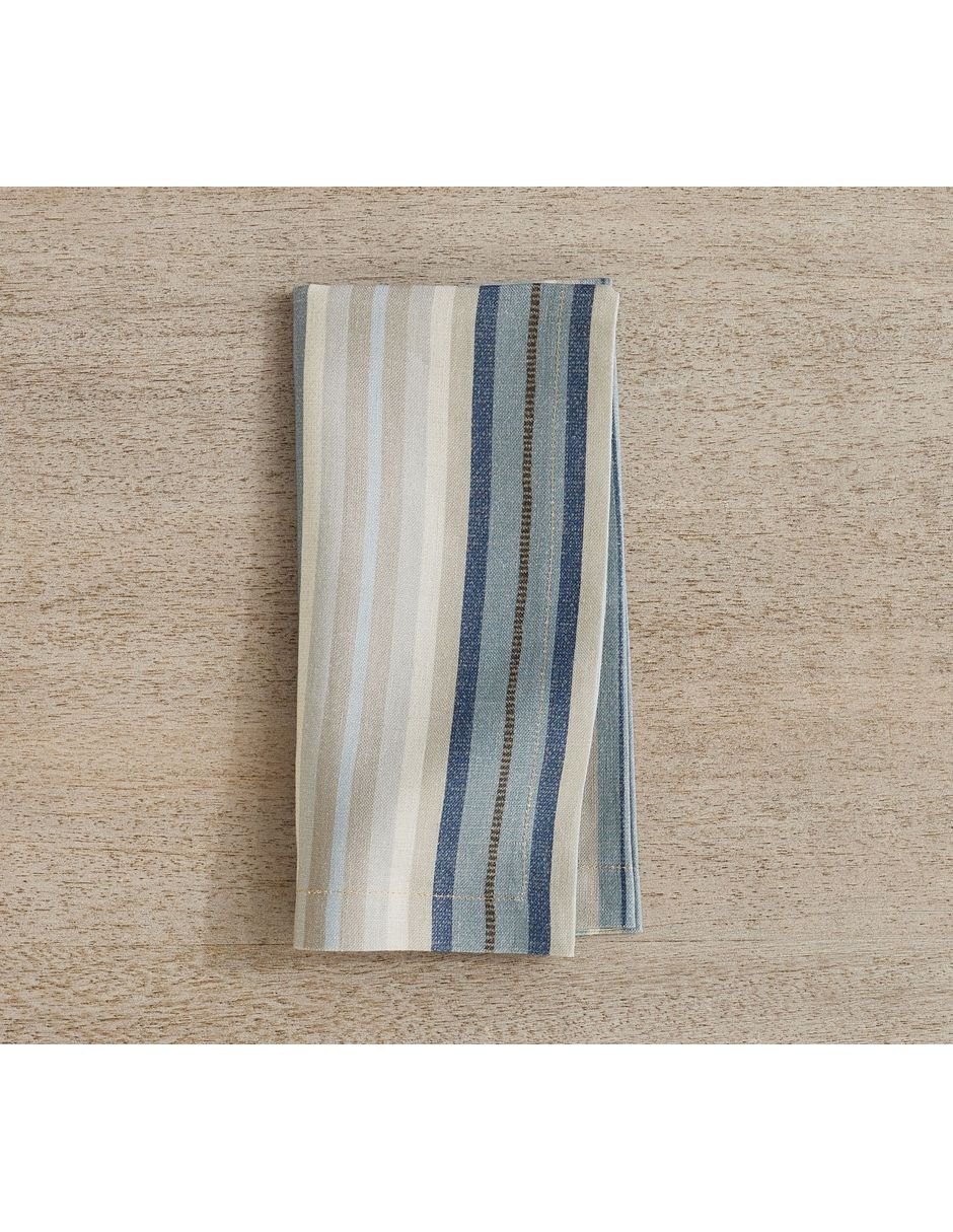 Servilleta Lonnie Striped de lino 4 piezas 1