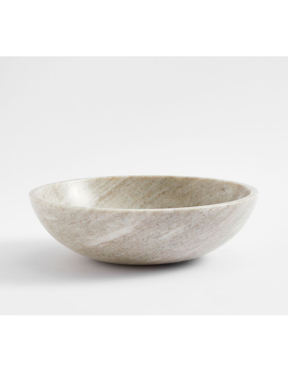 Bowl Handcrafted Beige de mármol 1
