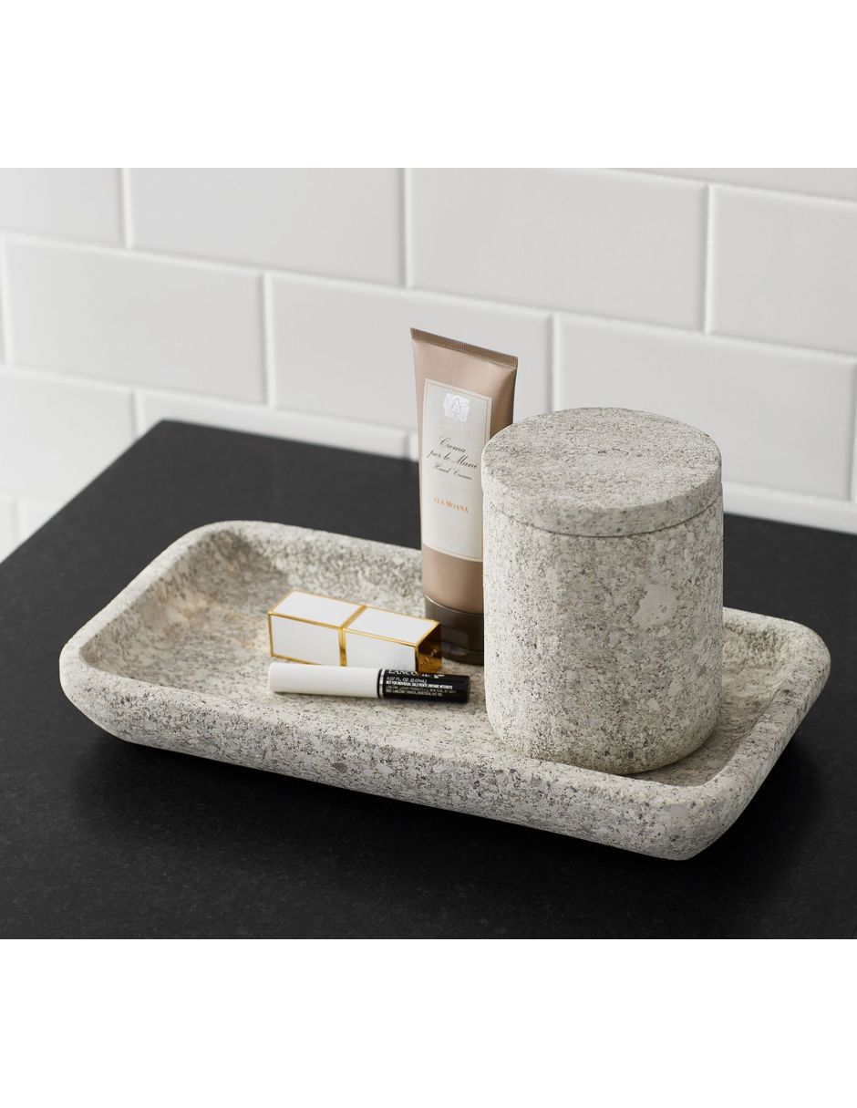 Charola multiusos Greystone Bathroom de piedra 2