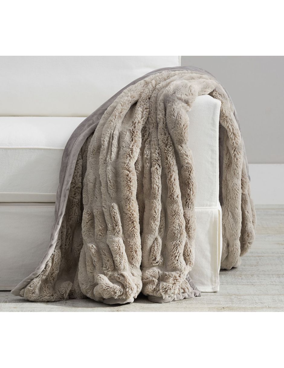 Imagen de producto FRAZADA PB RUCHED, 130 X 150 CM, GRIS